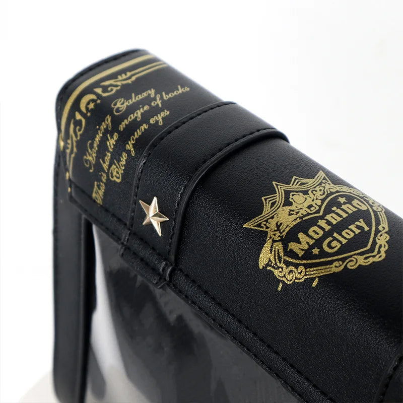 Y2K Korean Gothic Square Black Shoulder Bag Harajuku Vintage Aesthetic Purses Luxury Designer Handbags Messenger Tote Bags Women Quick Pick Grocers