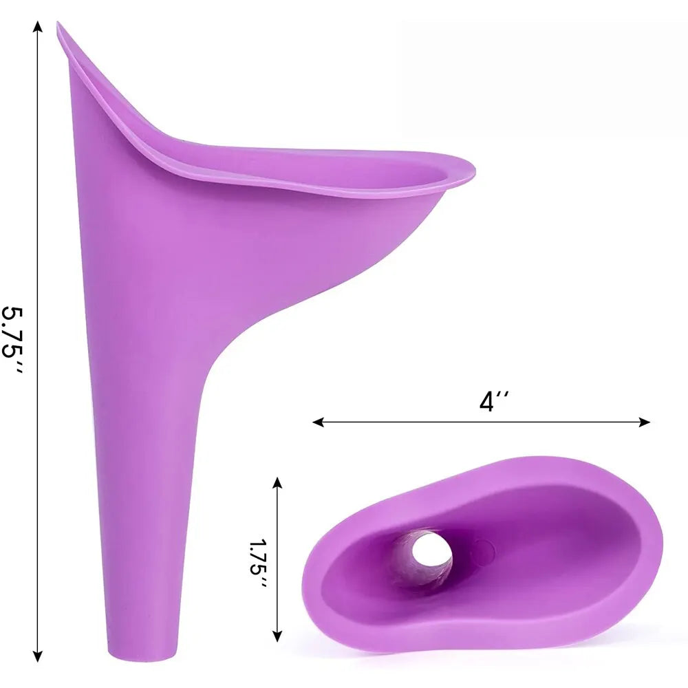 Women Urinal Outdoor Travel Camping Urinal Funnel Portable Female Urinal Urination Device with Box Quick Pick Grocers