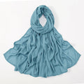 Fashion Modal Hijab Rayon Cotton Shawls Muslim Hijabs For Women Plain Scarf Big Size Headscarf Islamic Turban Headband 190*85cm Quick Pick Grocers