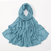 Fashion Modal Hijab Rayon Cotton Shawls Muslim Hijabs For Women Plain Scarf Big Size Headscarf Islamic Turban Headband 190*85cm Quick Pick Grocers