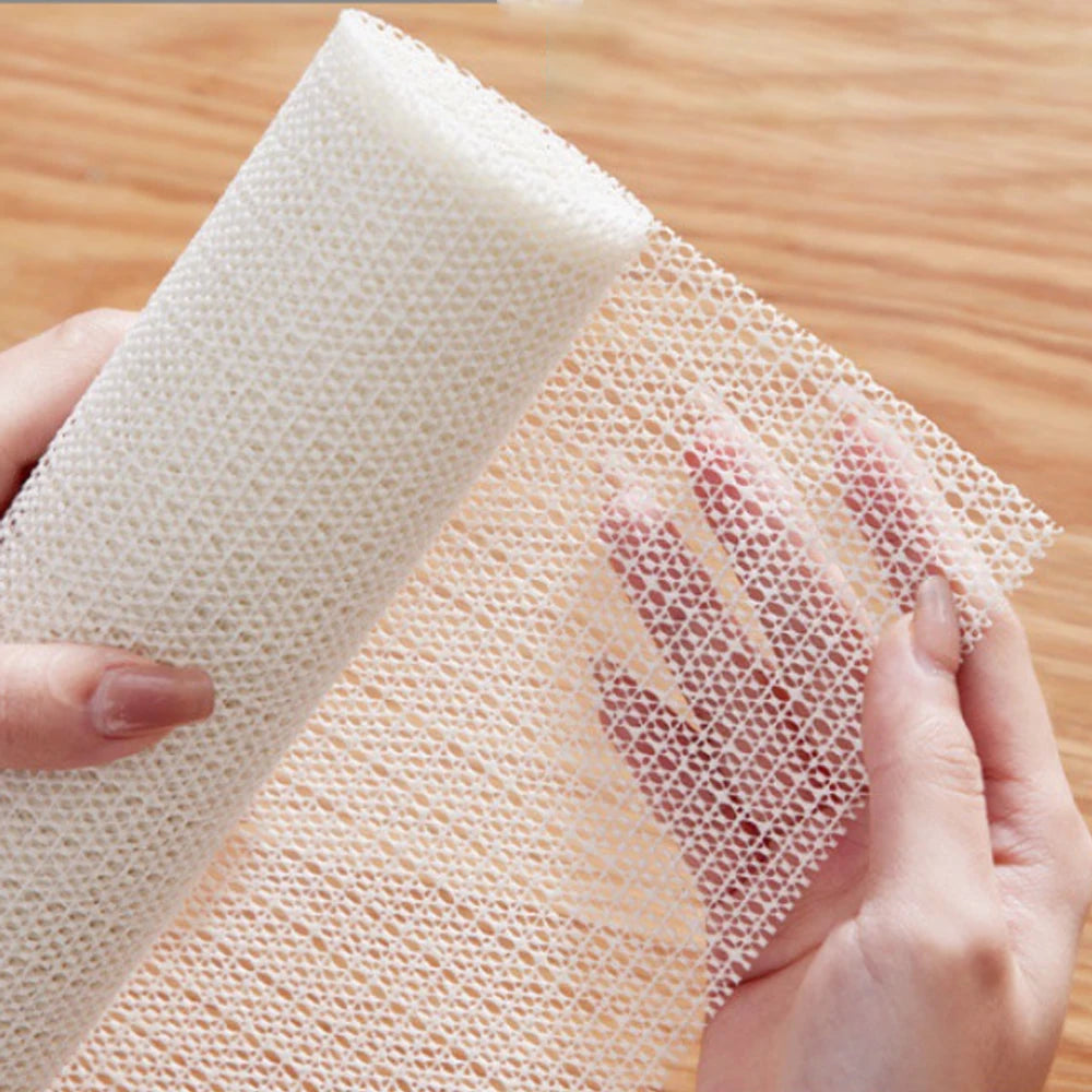 Antiskid Sheet Mattress Sofa Mat High quality PVC Floor Carpet Yoga Mat with Fixing Base Fabric Household Anti Slip Net Cloth ﻿ Quick Pick Grocers