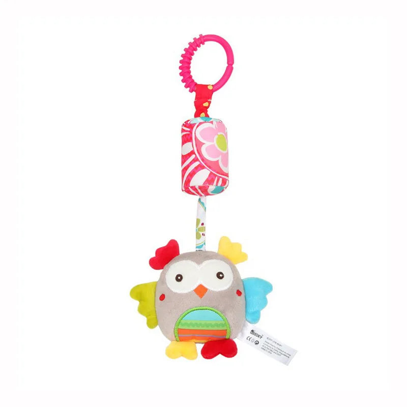 Newborn Baby Plush Stroller Toys Baby Rattles Mobiles Cartoon Animal Hanging Bell Educational Baby Toys 0-12 Months Speelgoed Purest Peak
