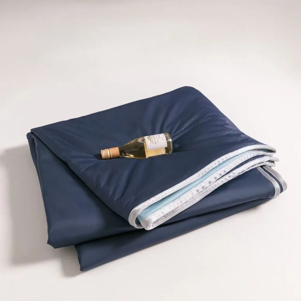 Cooling Blanket for Bed Silky Air Condition Comforter Lightweight Cooled Summer Quilt with Double Side Cold & Cooling Fabric Quick Pick Grocers