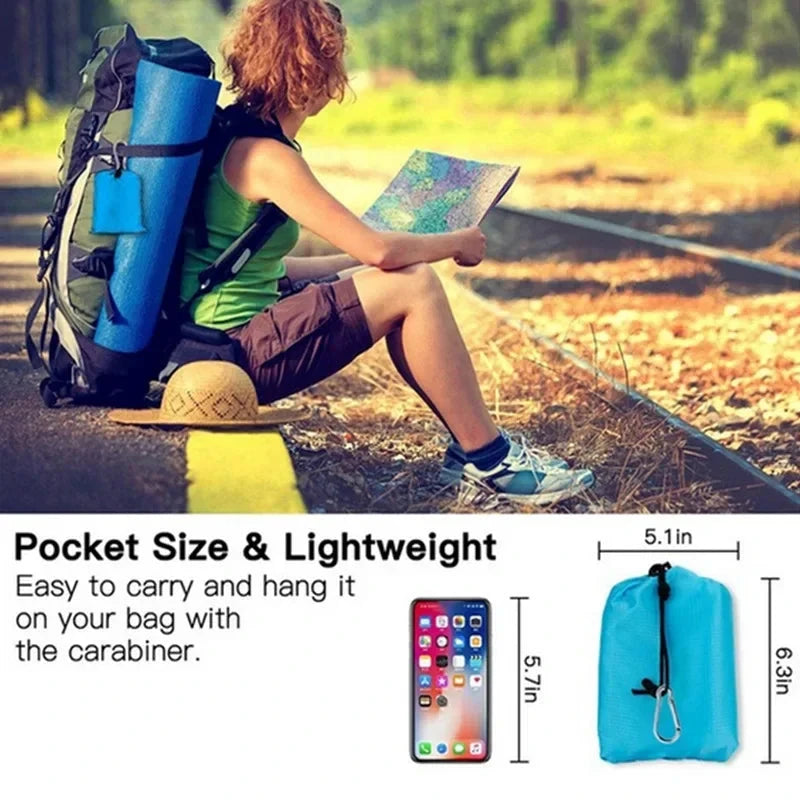 Waterproof Pocket Beach Mat Folding Beach Blanket Camping Mat Lightweight Lightweight Mat Outdoor Picnic Mat Econic Blanks