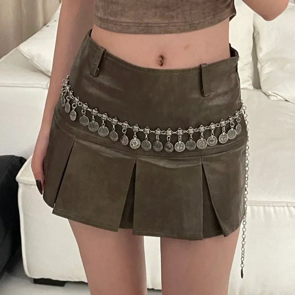 New Butterfly Tassel Waist Chain Y2K Trendy Bohemian Belt Summer Beach Accessories Vintage Flower Bohemian Belt Quick Pick Grocers