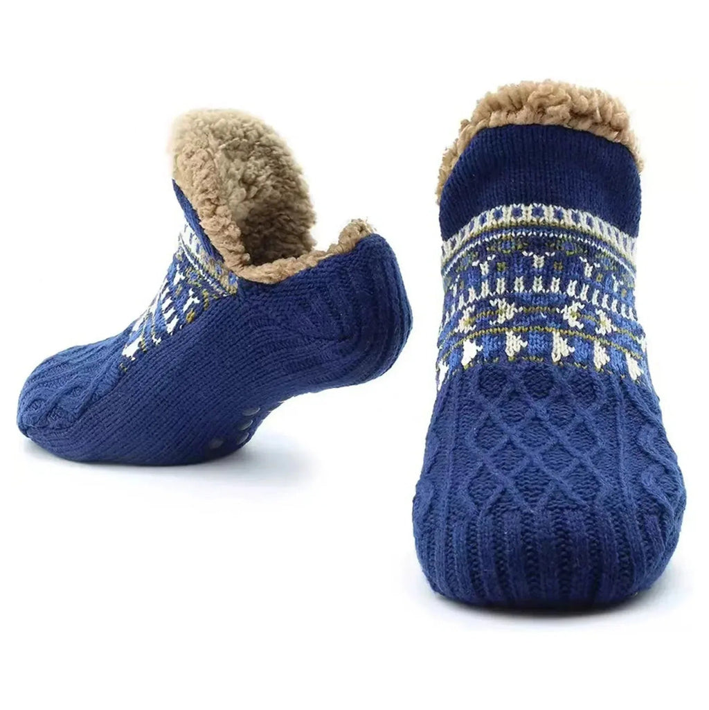 Super Warm Winter Non-slip Floor Socks Women Men Snow Socks Sleep Carpet Socks Slippers Socks Women Velvet Boot Unsiex Home Wear Quick Pick Grocers
