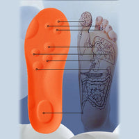 1/2/4pairs Latex Sport Insoles Soft High Elasticity Shoe Pads Orthotic Breathable Shock Absorption Cushion Arch Support Insole Quick Pick Grocers