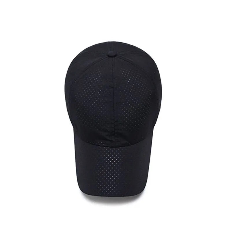 Hat Men Spring Summer Solid Color Mesh Cap Baseball Cap Women Autumn Korean Edition Sunscreen Hat Mesh Breathable Peaked Cap Quick Pick Grocers