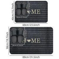 Seven-stripe high-quality doors, door-rubbing feet, scraping mud, floor mats, kitchen mats, water-absorbing, non-slip carpet Quick Pick Grocers