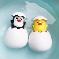 Baby Bathing Toy Kids Cute Duck Penguin Egg Water Spray Sprinkler Bathroom Sprinkling Shower Swimming Water Toys For Kids Gift Purest Peak
