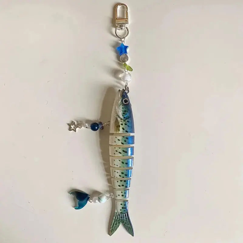 Handmade Fish Keychain,  Gift For Fishing Enthusiasts Econic Blanks