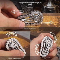 Metal Fidget Spinner Office Desk Toy Stress Relief Gears Hand Spinner for Adults desk decoration home decor Relieve stress relax Quick Pick Grocers