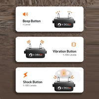 1000M Dog Training Collar ,Universal Dog Bark Collar,Waterproof Rechargeable ,Dog Shock Collar with Remote and Auto Modes Collar Quick Pick Grocers