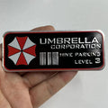 Aluminum Alloy Car Sticker Umbrella Residents Honeycomb Parking Level 3 Motorcycle Auto Decor Metal Sticker Car Motorbike Decal Quick Pick Grocers