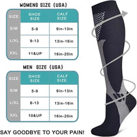 Compression Socks Varicose Veins Men's And Women's Sports Socks Football 20-30 Mmhg Elastic Anti Fatigue Pain Relief Wholesale Quick Pick Grocers