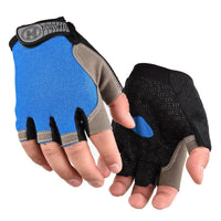 Men Cycling Bicycle Gloves Half Finger Gym Gloves Women Mitten Breathable Anti-slip Glove Fitness Sport Training Gloves Quick Pick Grocers