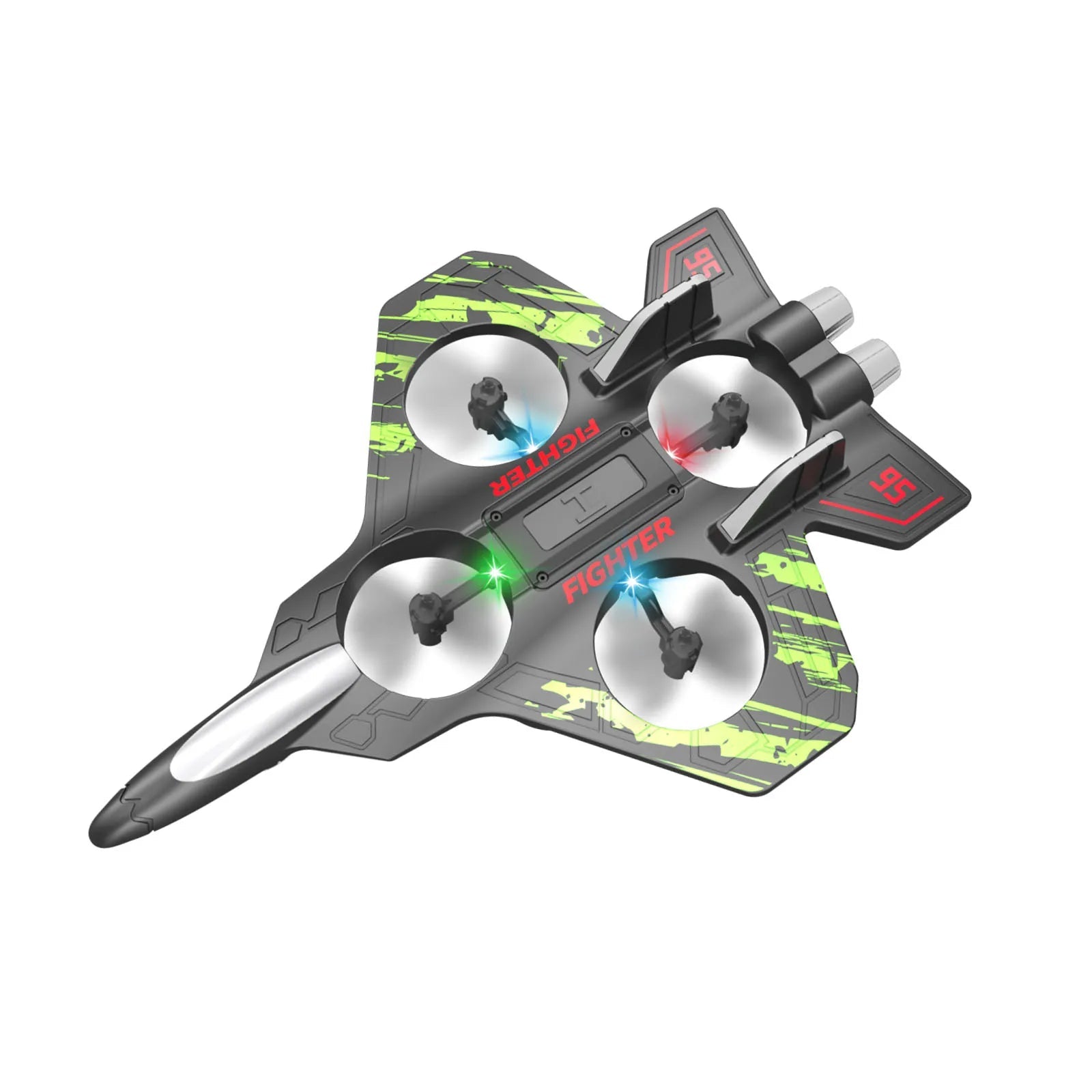 Glider Flying Helicopter RC Hobby Jet Plane 2.4G Stunt Remote Control Foam Fighter Airplane Toy With Light Econic Blanks