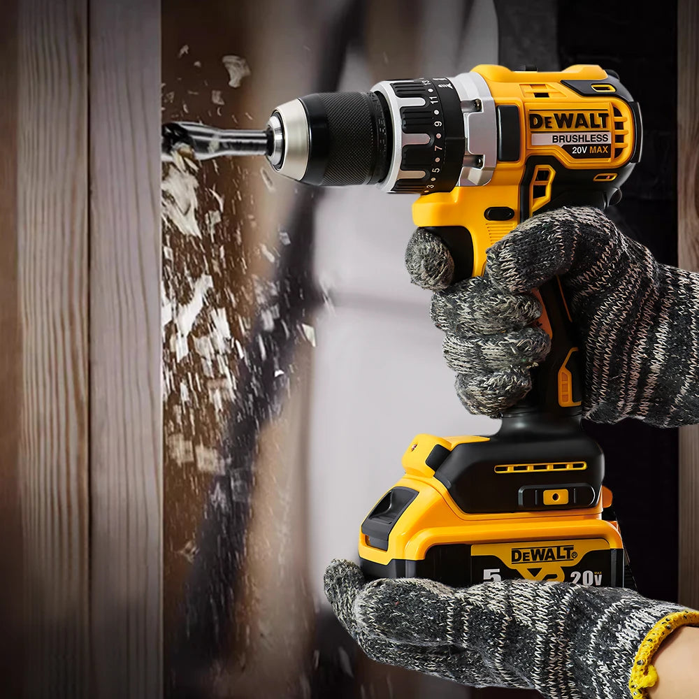 Dewalt DCD796 Compact Cordless Brushless Impact Drill LED Light Powerful Multi-functional Electric Power Tool 20V Battery Quick Pick Grocers