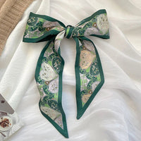 Cashew flower silk scarf, double-sided printed headband, ins decoration, versatile triangle scarf accessories Quick Pick Grocers
