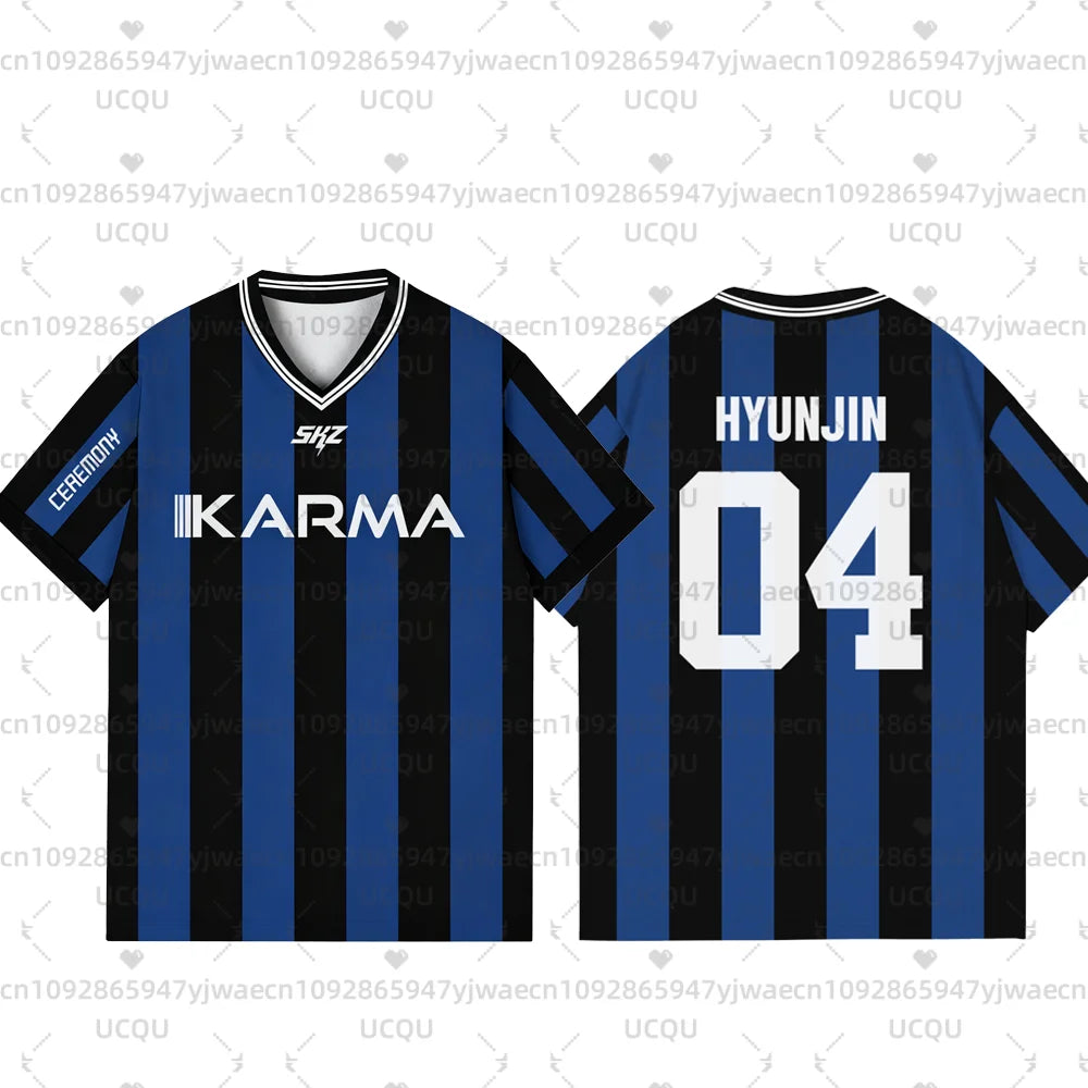 Adult Women's Men's Boys' Casual Sporty KARMA Ceremony 3D Print Graphic T-Shirt Girl Tee Outdoor Sports T-shirt Quick Pick Grocers