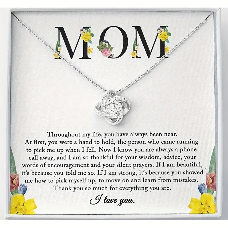 Sentimental To My Mom Necklace - Perfect Mom Gift From Daughter for Birthday, Mother's Day, Christmas - Show Your Love Quick Pick Grocers