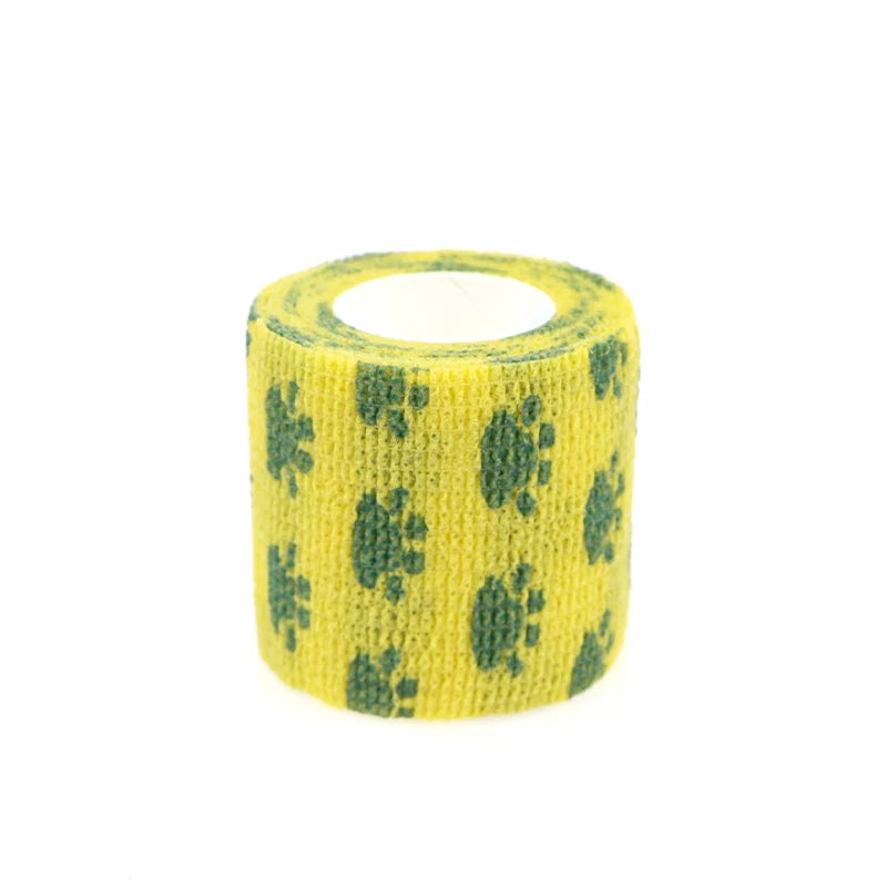 24 Rolls Elastic Bandage Self Adhesive Bandage Wrap Cohesive Tape Vet Wrap for Dog Cat Horse Pet Animals Ankle Sprains Quick Pick Grocers