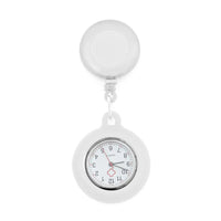 1PC New Retractable Nurse Watch Clip-on Fob Watch Doctor Medical Hanging Brooch Pin Quartz Clock Doctor Nurse Gifts Quick Pick Grocers