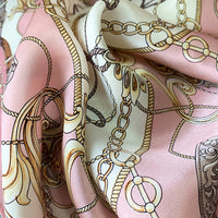 90*90cm Square Silk Scarves Women Hijab Shawls Fashion Print Kerchief Femme Head Scarf Foulard Bandana Beach Pareo Quick Pick Grocers