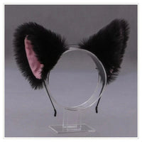 Lolita Animal Cat Fox Ear Hair Hoops Cosplay Girls Halloween Anime Headbands Headwear Hair Accessories Quick Pick Grocers