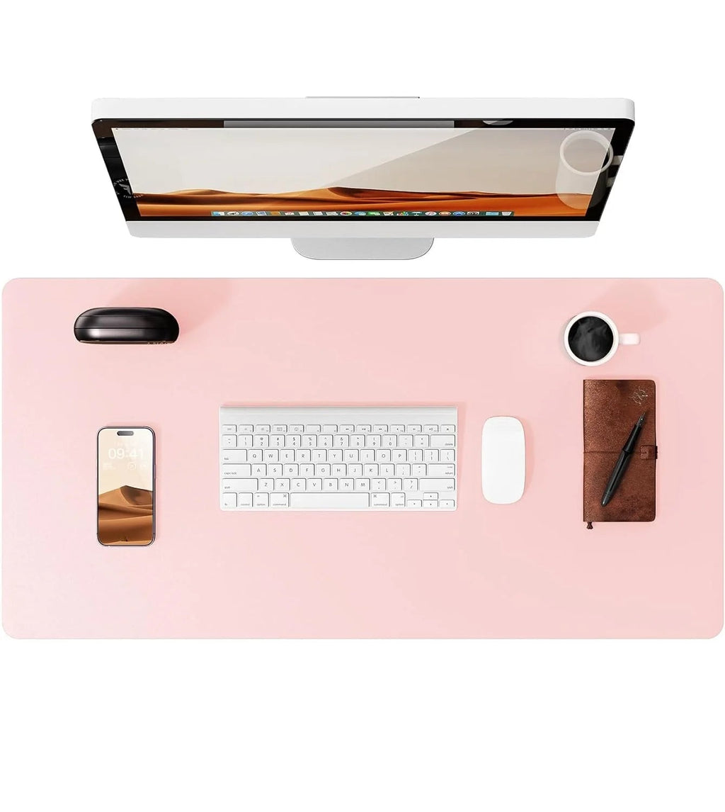 Large Mouse Pad,Office Desk Mat, Leather Desk Pad Protector, Non-Slip PU Leather Desk Blotter, Laptop Desk Pad Quick Pick Grocers