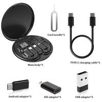 Multi USB Type C to C 60W Charging Adapter Cable Kit USB C to Lighting Conversion Set USB A & Type C to Micro/Type C/Lighting Quick Pick Grocers