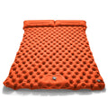 Outdoor Camping Double Inflatable Mattress Extra Wide Sleeping Pad Ultralight Folding Bed Sleeping Mat Car Travel Mat Econic Blanks