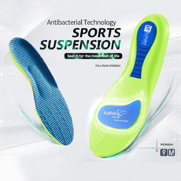 Orthopedic Insoles for Feet Sport Shock-absorbing Insole for Shoes Arch Support Plantar Fasciitis Templates Pads Men Women Sole Quick Pick Grocers