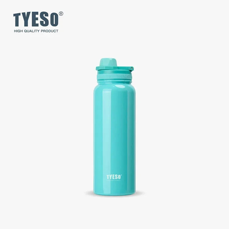 Tyeso Stainless Steel Thermal Water Bottle Portable Tumbler Sport Vacuum Flask Keeps Cold and Heat Thermal Mug Car Insulated Cup Econic Blanks