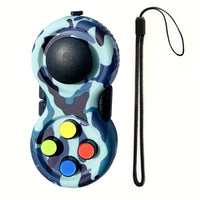 Fidget Pad with 8 Fidget Functions, Fidget Controller Stress Reducer, Fidget Toy Cube Relieves Stress and Anxiety Toys Quick Pick Grocers