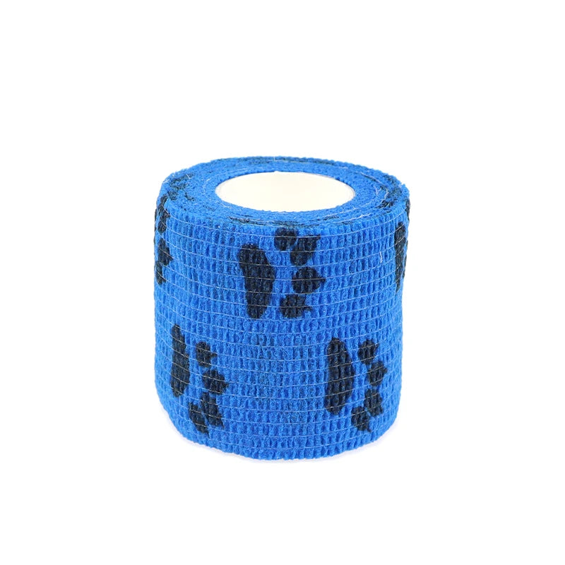 24 Rolls Elastic Bandage Self Adhesive Bandage Wrap Cohesive Tape Vet Wrap for Dog Cat Horse Pet Animals Ankle Sprains Quick Pick Grocers