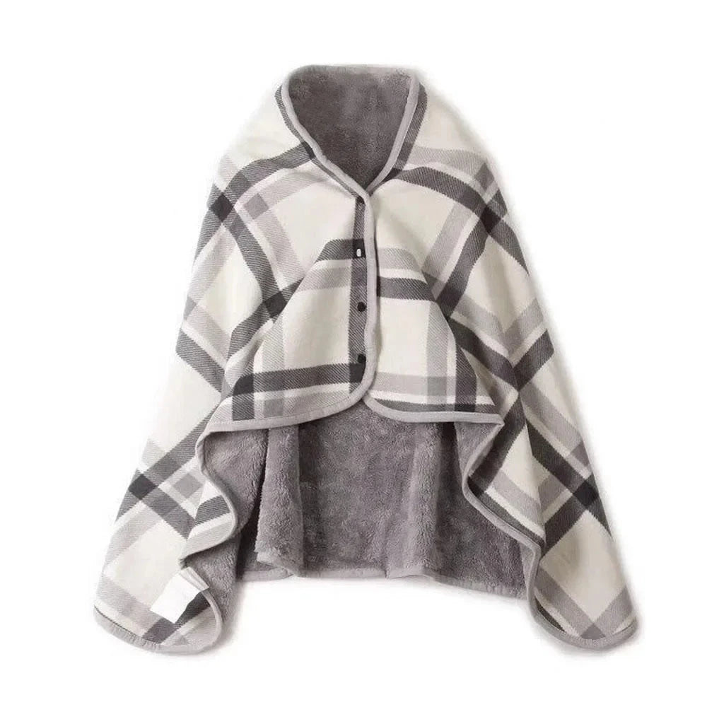 Lady Multifunction Doublelayer Tartan Plaid Blanket Scarf Wrap Shawl Winter Warm шарф женский Elegant Womens Shawl Scarf Winter Econic Blanks