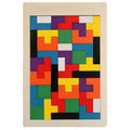 Colorful wooden puzzle toys Tangram Montessori materials children's puzzle toys Building blocks Children's learning toys Quick Pick Grocers