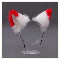 Lolita Animal Cat Fox Ear Hair Hoops Cosplay Girls Halloween Anime Headbands Headwear Hair Accessories Quick Pick Grocers