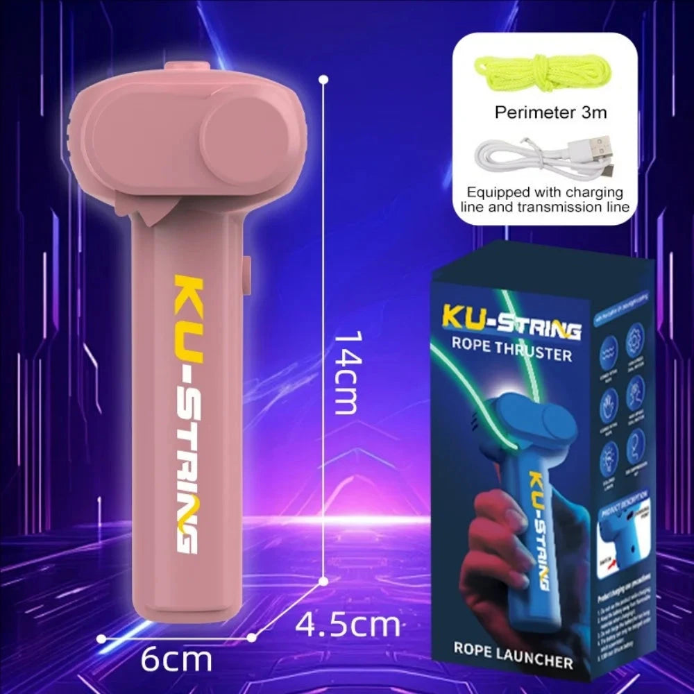 Glow-in-the-dark fun electric rope thruster children's outdoor new exotic decompression toys Creative toys for cats and pets Econic Blanks