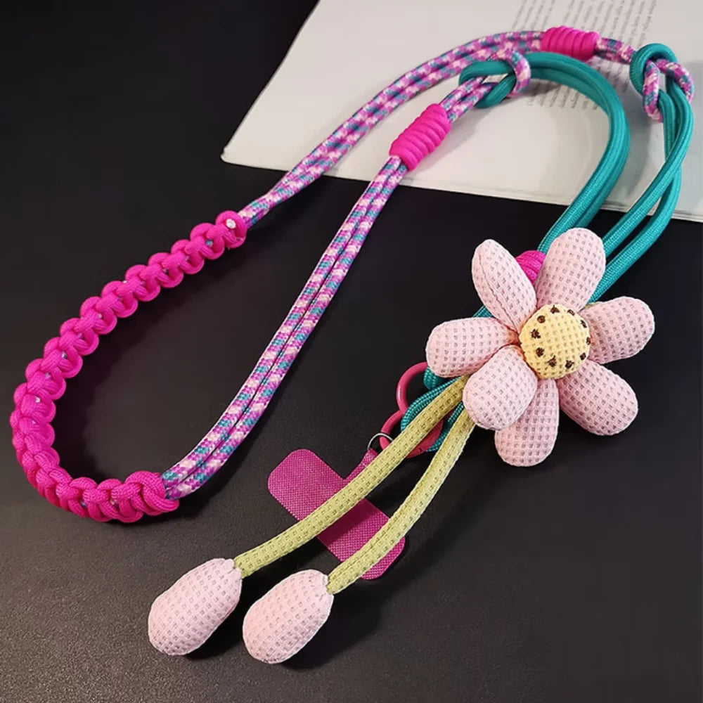 Creative Cartoon Mobile Phone Universal Lanyard Crossbody Long Rope Lanyard Rope Cartoon Decorative Pendant Accessories Quick Pick Grocers