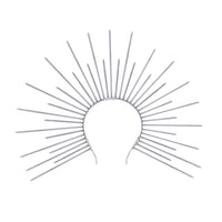 Fashion Sun God  Headband Star Gold COSPLAY Hair Hoop Moon The  of the Virgin Mary Halloween Headband Halloween Headwear Quick Pick Grocers