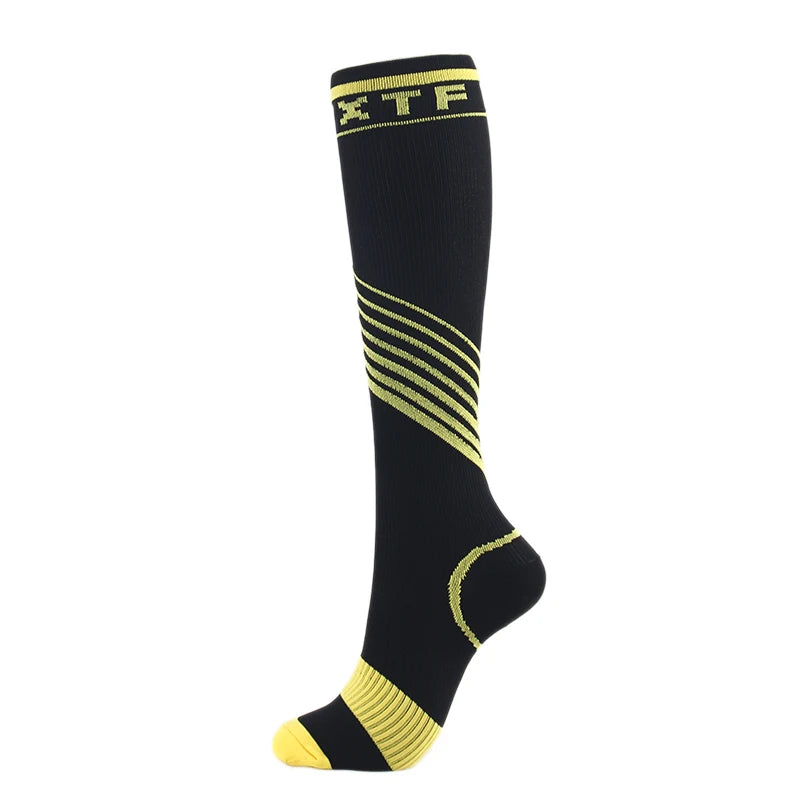 Compression Socks Varicose Veins Men's And Women's Sports Socks Football 20-30 Mmhg Elastic Anti Fatigue Pain Relief Wholesale Quick Pick Grocers