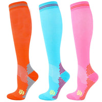 1/3 Pairs Dropship Compression Socks Varicose Veins 20-30 Mmhg Men Women Socks For Running Cycling,Football Soccer Stockings Quick Pick Grocers