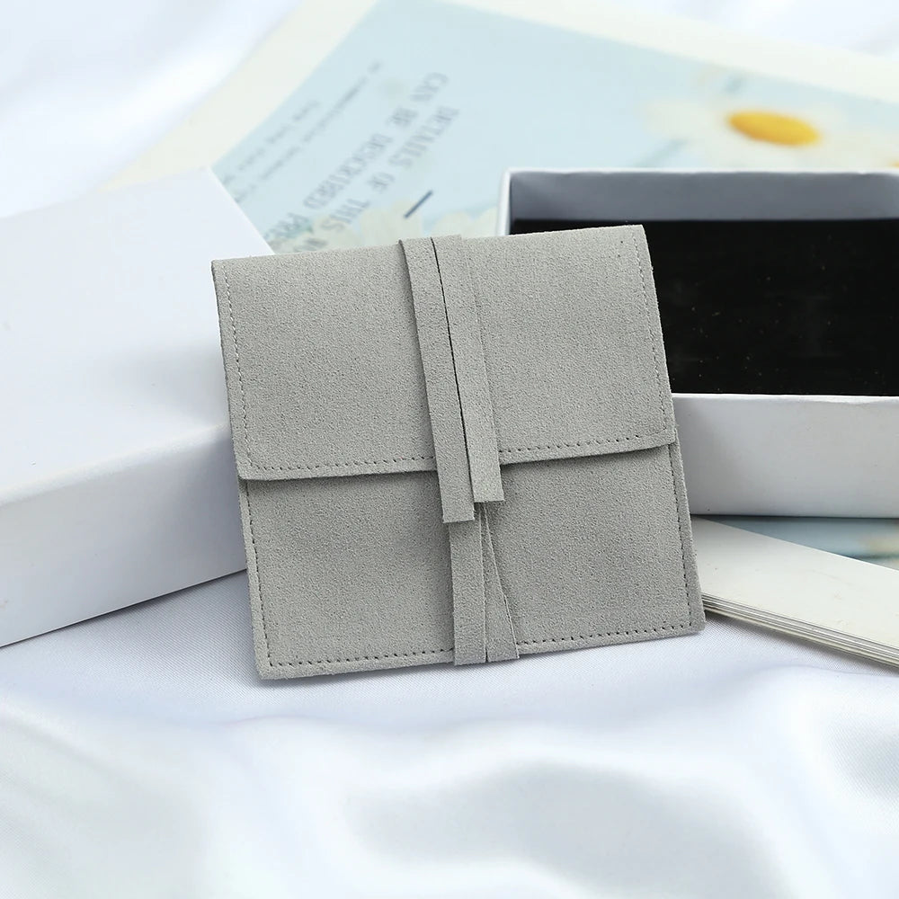5pcs Velvet Jewelry Gift Bags Microfiber Jewellry Rings Earrings Necklace Organizer Packaging Pouch Wedding Favors Candy Bag Purest Peak