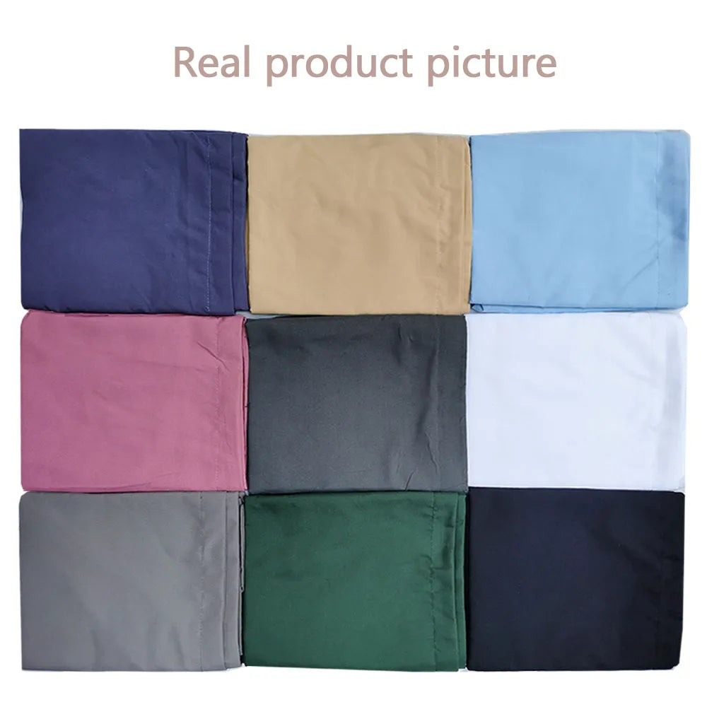 Cotton Fitted Sheet with Elastic Bands Non Slip Adjustable Mattress Covers for Single Double King Queen Bed,140/160/200cm Quick Pick Grocers