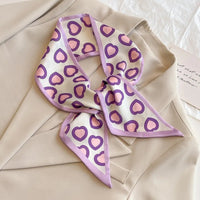 Cashew flower silk scarf, double-sided printed headband, ins decoration, versatile triangle scarf accessories Quick Pick Grocers