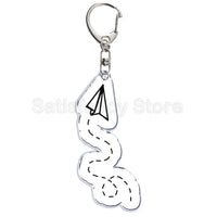 Gay Pride LGBT Rainbow Acrylic Keychain LGBTQ Transparent Double Sided Key Chain Key Ring Lesbian Keychains for Friends Gift Quick Pick Grocers