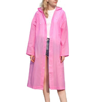 High Quality 1piece 145*68CM EVA Unisex Raincoat Thickened Raincoat Women Waterproof Men Black Camping Waterproof Rainwear Suit Quick Pick Grocers