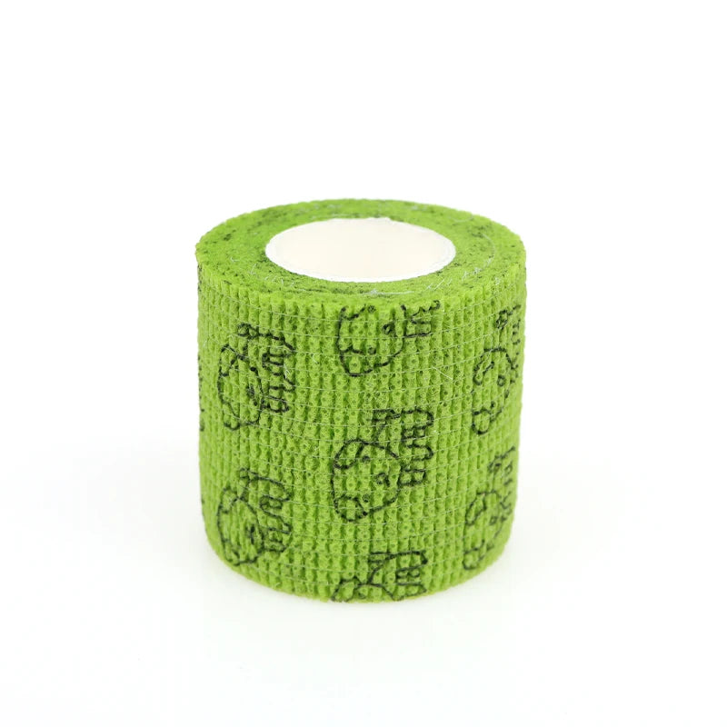 24 Rolls Elastic Bandage Self Adhesive Bandage Wrap Cohesive Tape Vet Wrap for Dog Cat Horse Pet Animals Ankle Sprains Quick Pick Grocers